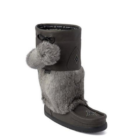 Manitobah Mucklucks Snowy owl Grain Leather - WATERPROOF